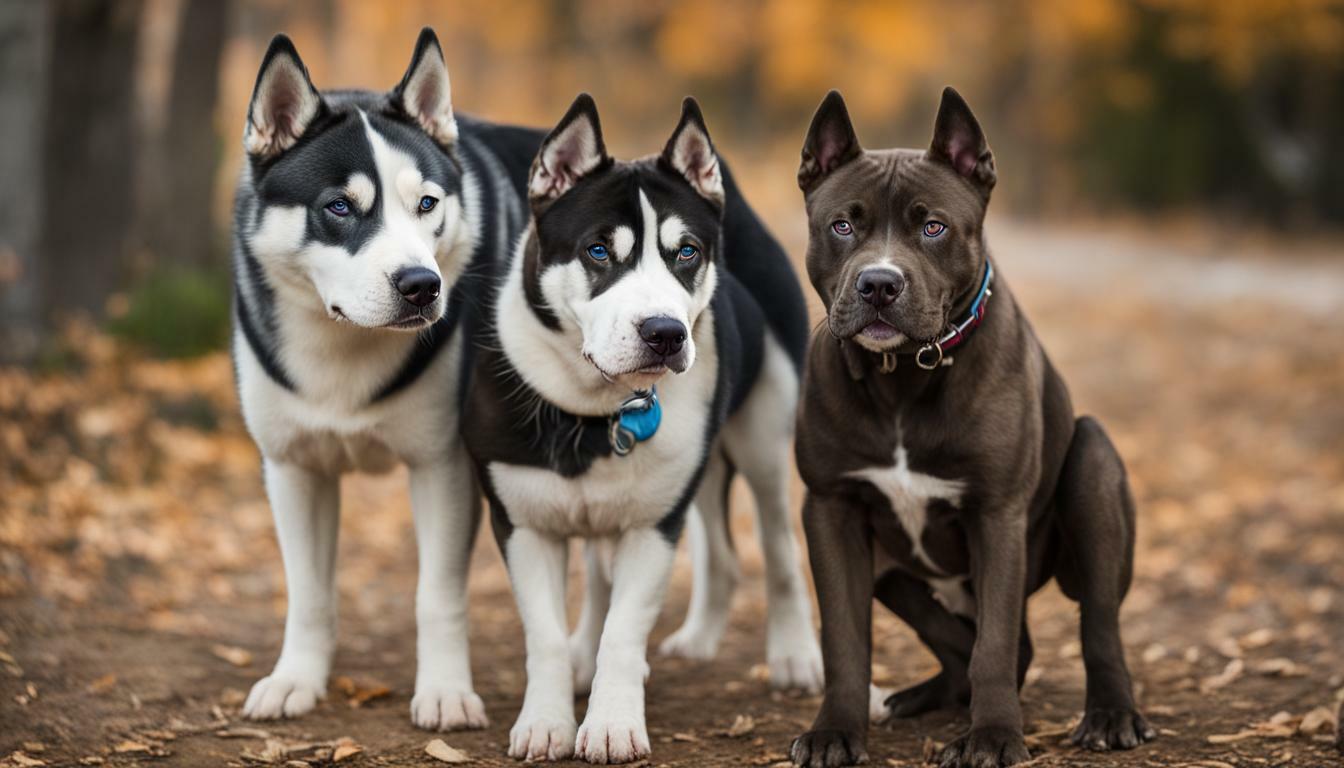 Husky vs. Pitbull Dog Breed Comparison