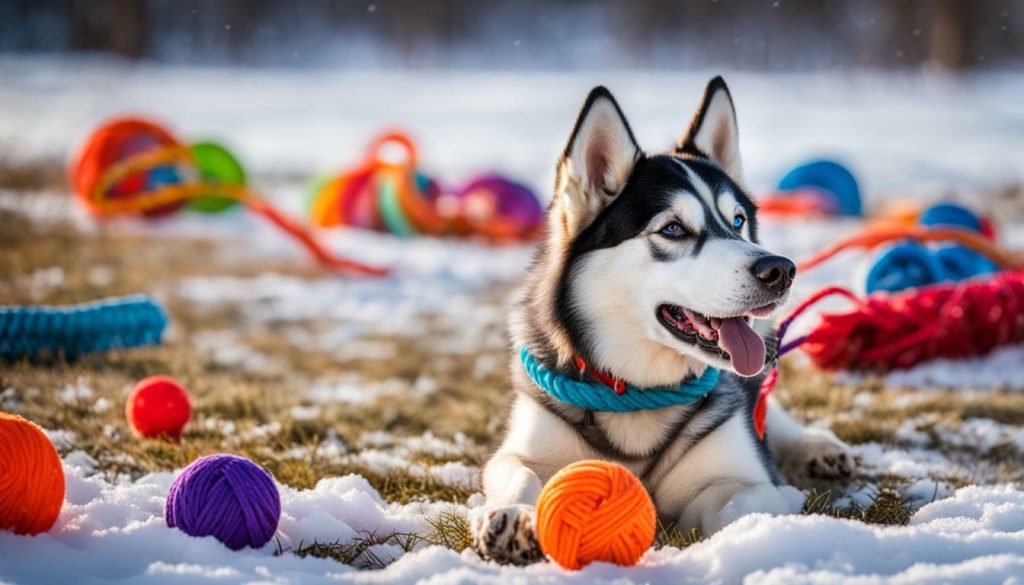 Fetch and Tug Toys for Huskies