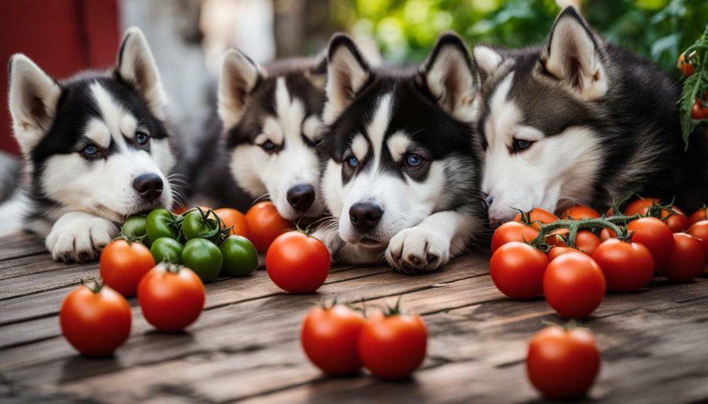 Huskies Diet and Tomatoes