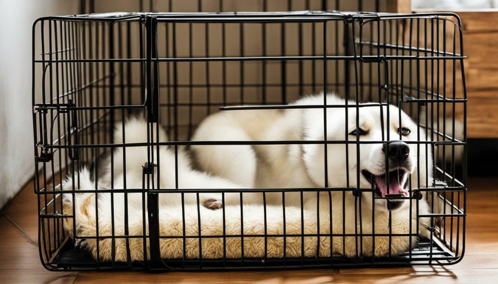 Husky crate safety features