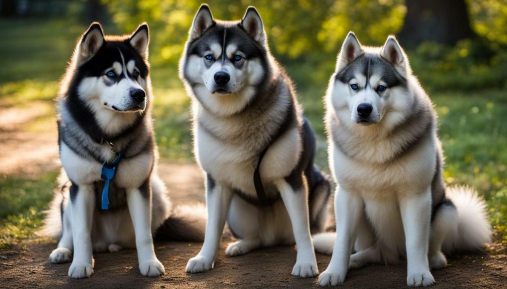 Husky vs. Akita as guard dogs