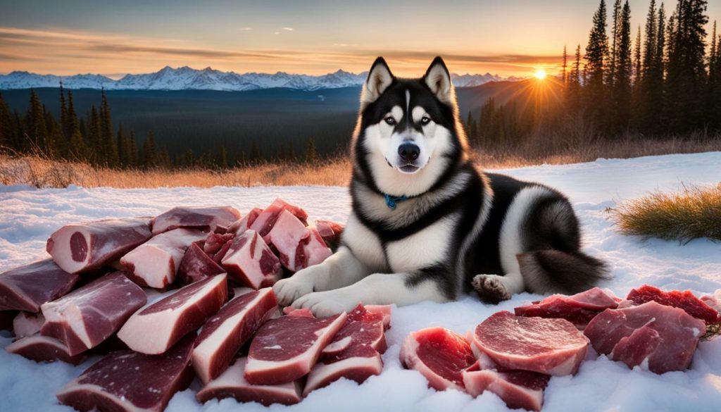 Raw Meat for Alaskan Malamutes