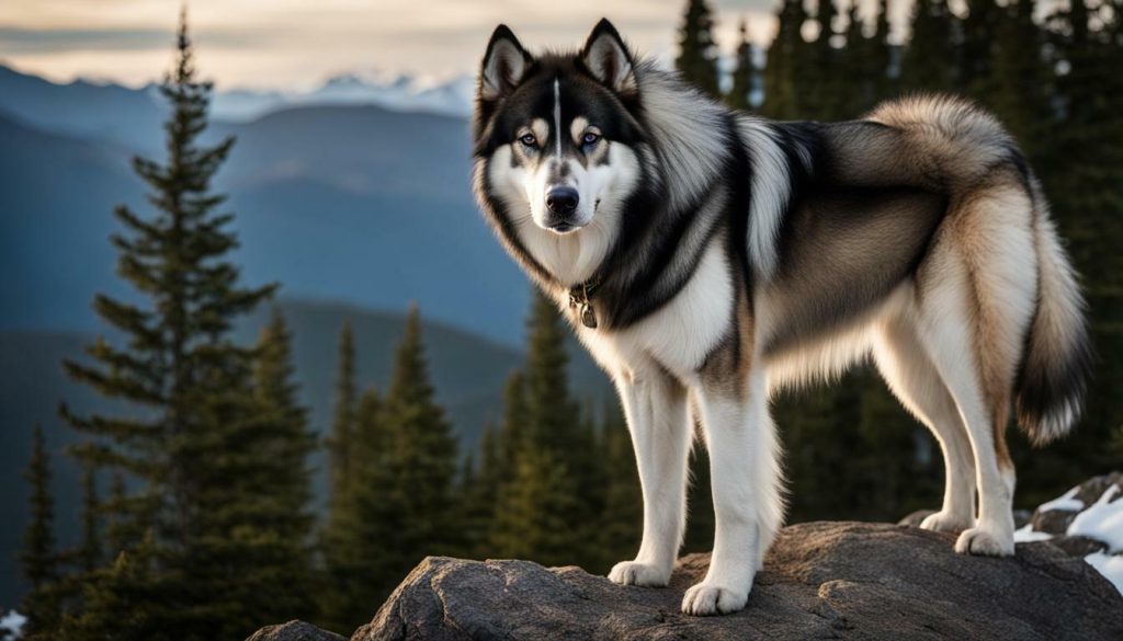 Utonagan dog breed resembling the Alaskan Malamute