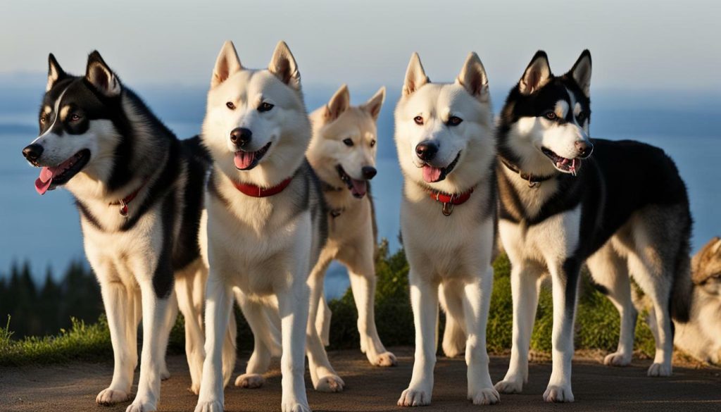 dog breeds that resemble huskies