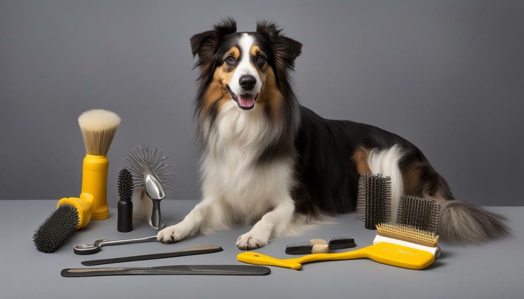 essential grooming tools for double-coated dogs