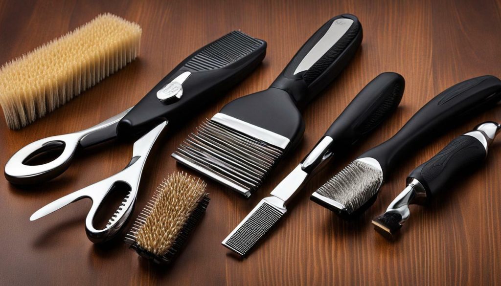 essential grooming tools for double-coated dogs