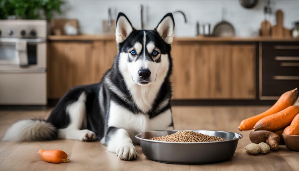 grain-free dog food for huskies