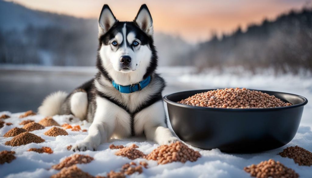 grain-free wet dog food for Huskies with sensitive stomachs