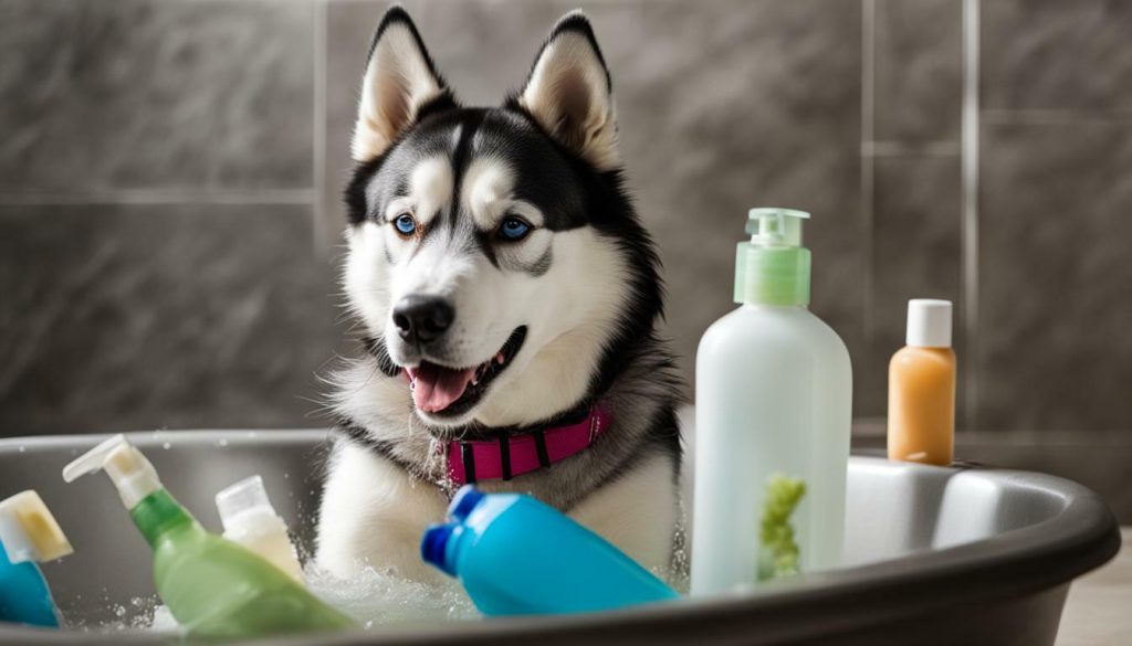husky dog shampoo