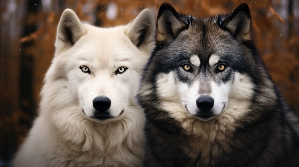 husky wolf hybrid resemblance
