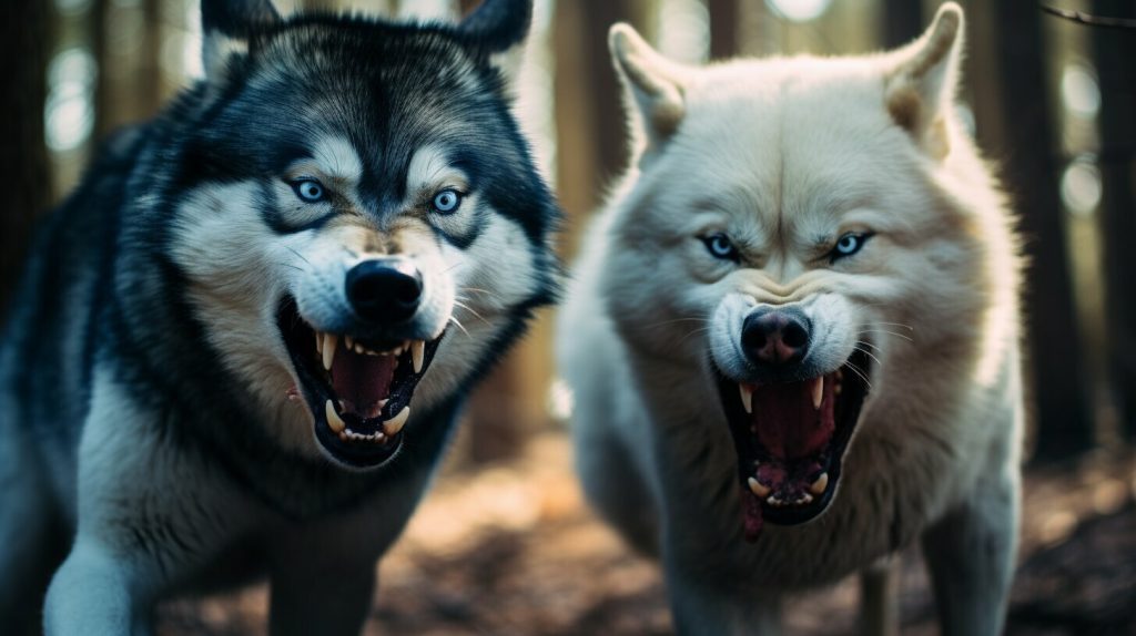 husky wolf traits