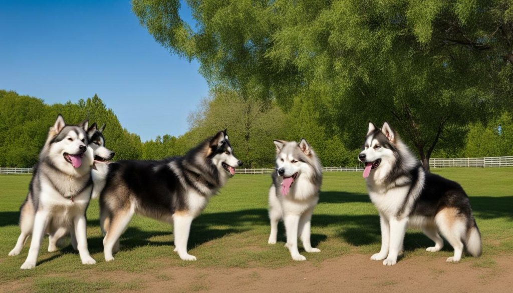 introducing Alaskan Malamutes to other dogs