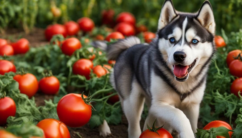 nutritional benefits of tomatoes for huskies
