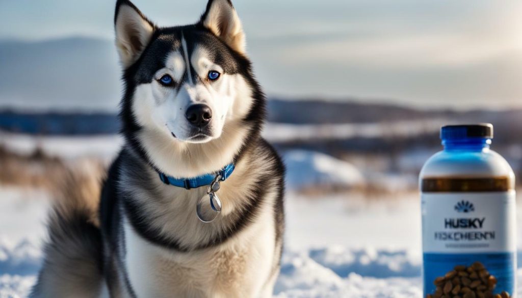 supplementing fish oil for husky dogs