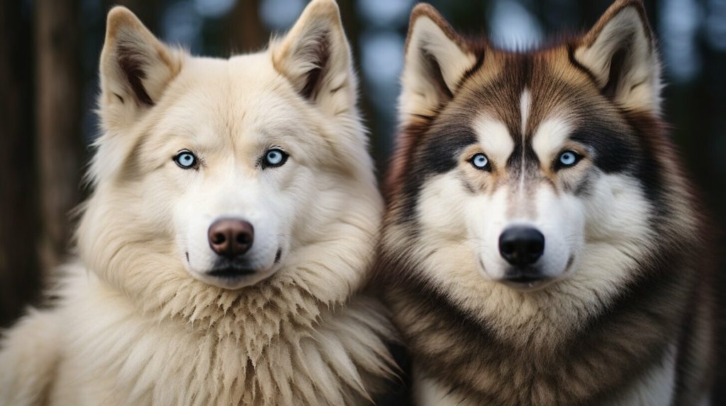 why husky looks like wolf